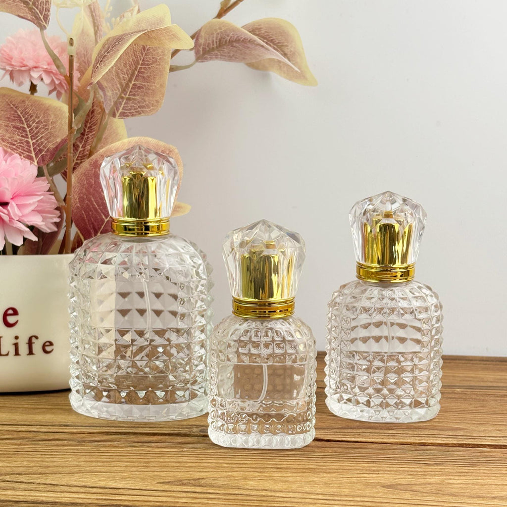 Vintage Glass Perfume Spray Bottle