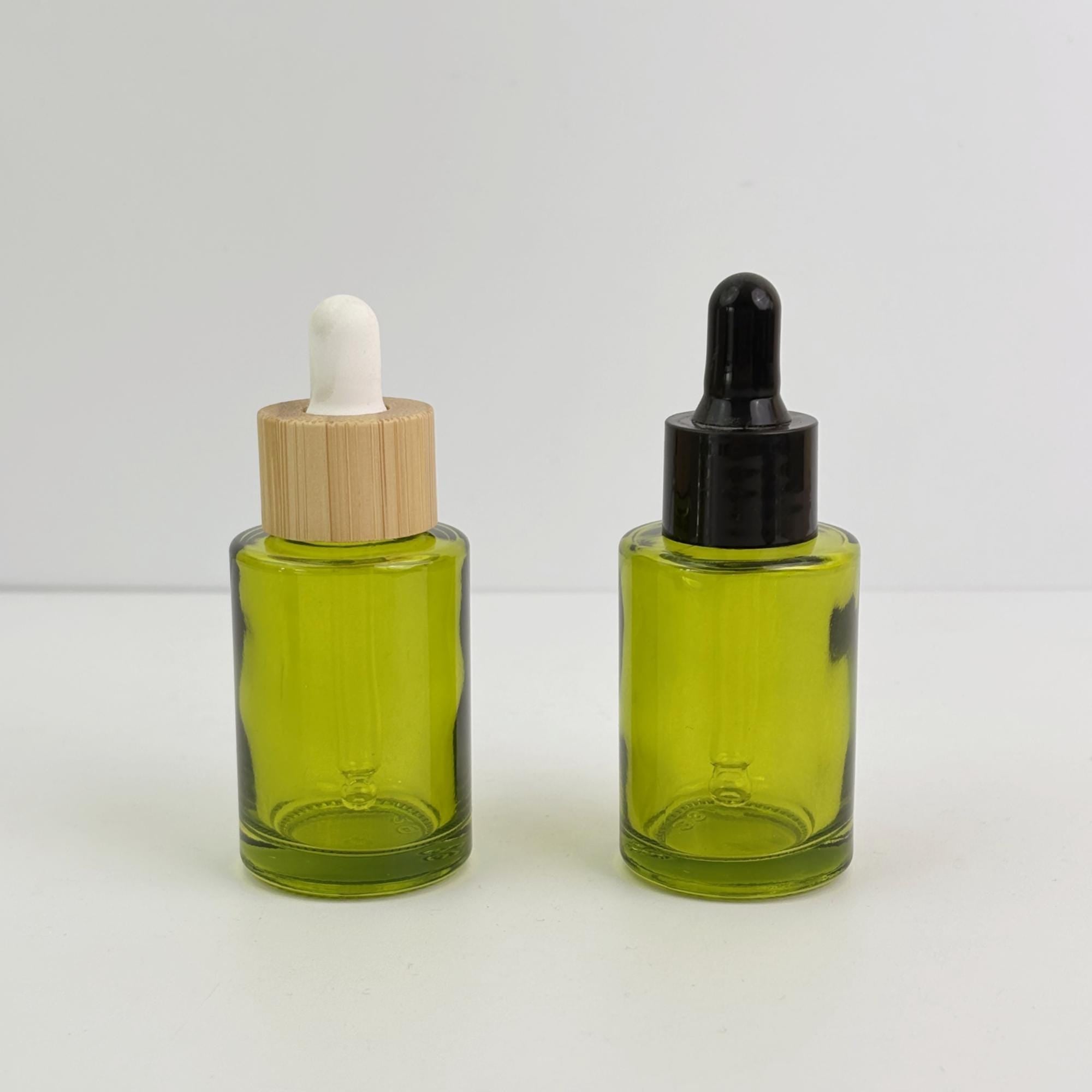 30ml Green Glass Dropper Bottle