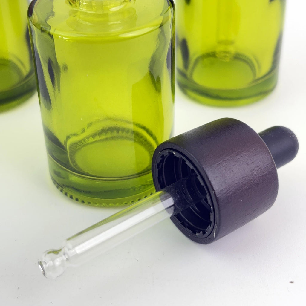30ml Green Glass Dropper Bottle