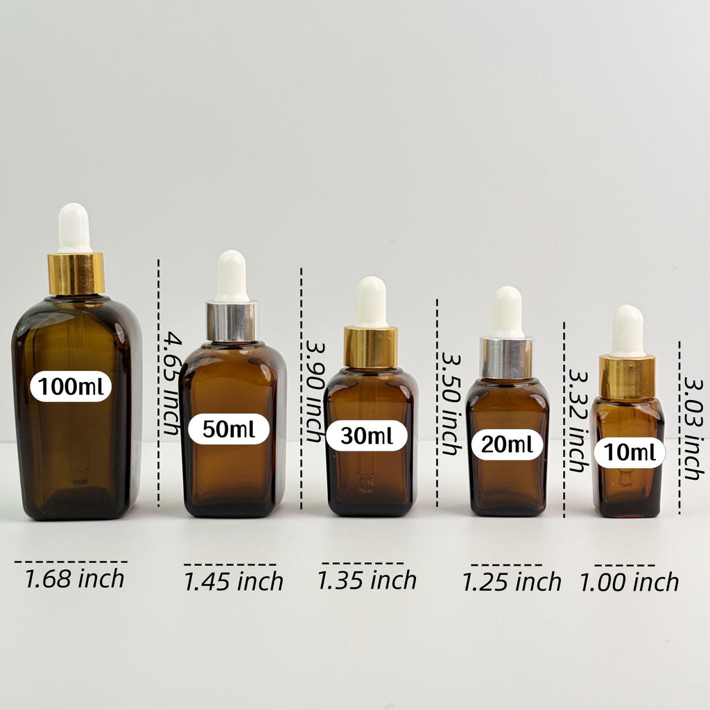 Amber Glass Beauty Packaging