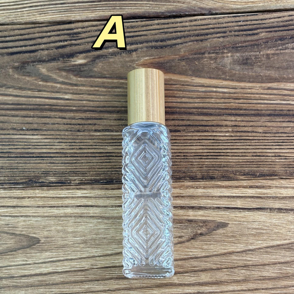 Vintage-Style Glass Roll-On Bottle
