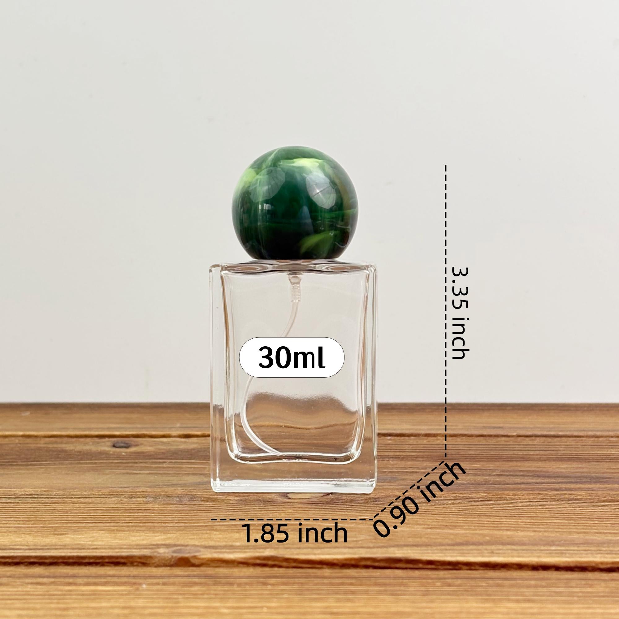 30ml Clear Square Glass Perfume Bottle