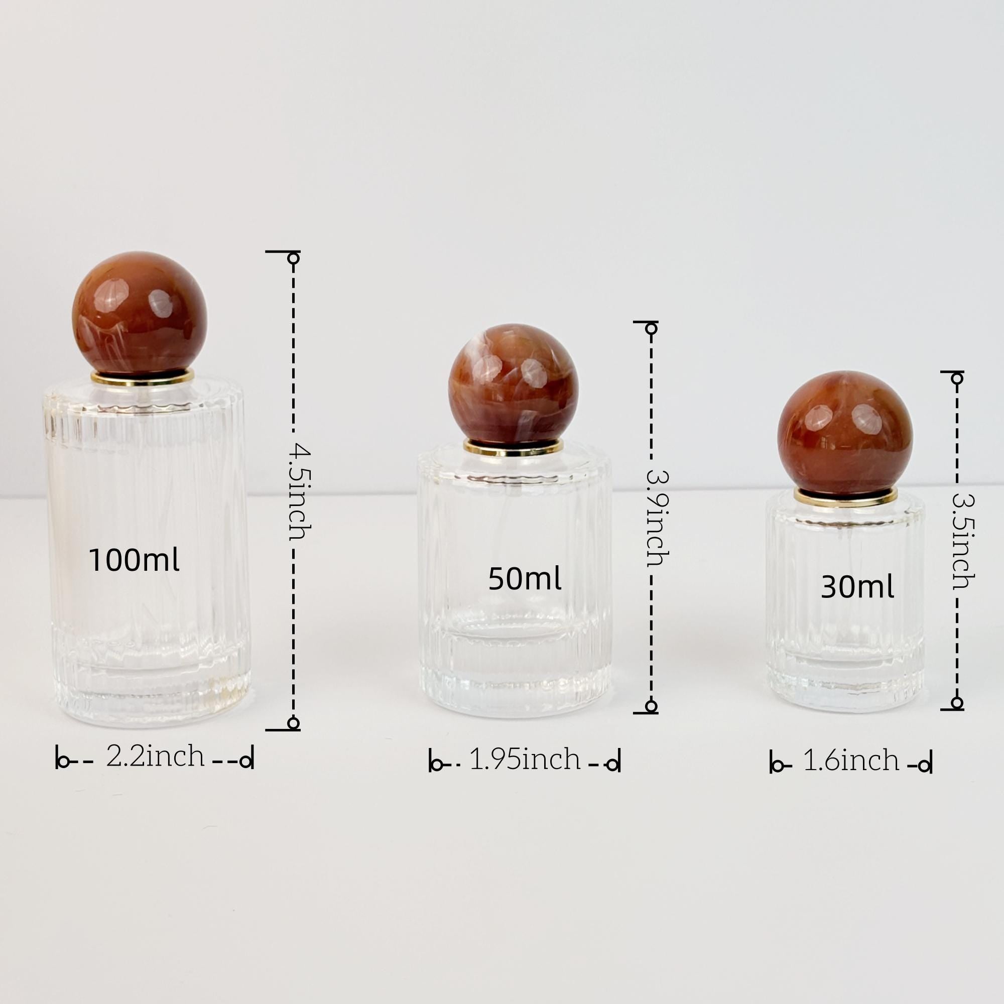 30ml 50ml Glass Makeup Container