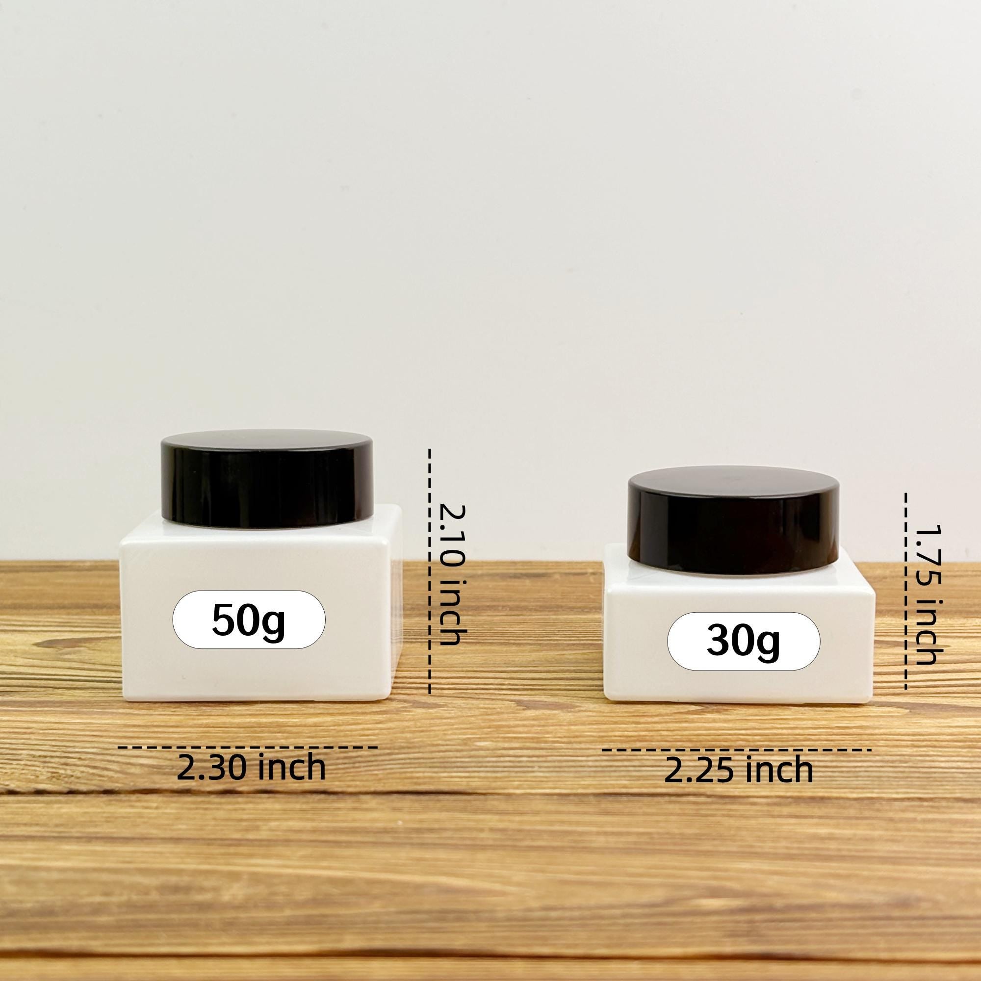 Luxury Pearl White Glass Cosmetic Packaging