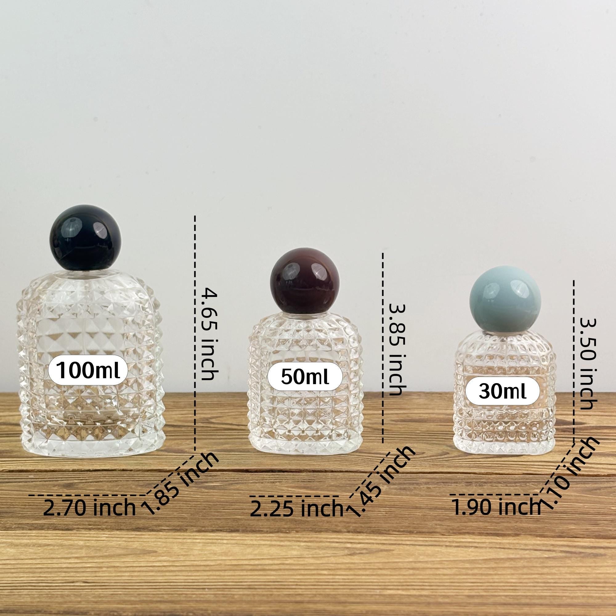 Refillable Crystal Perfume Atomizers - Portable Travel Fragrance