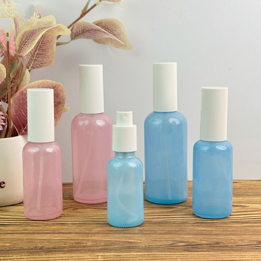 30ml 50ml 100ml Pink Blue Fine Mist Bottle