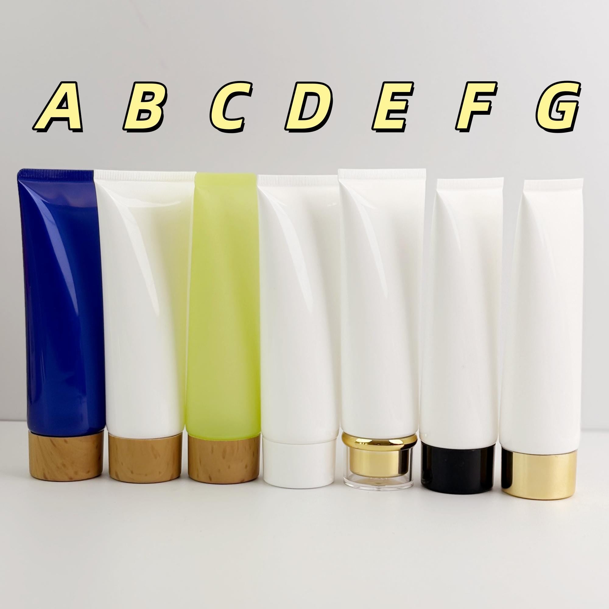 Empty Cosmetic Squeeze Tubes with Cap