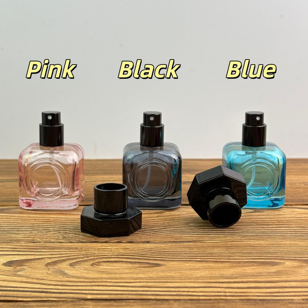 30ml Colorful Glass Perfume Spray Bottle