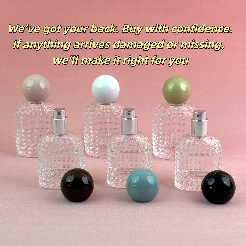 Refillable Crystal Perfume Atomizers - Portable Travel Fragrance