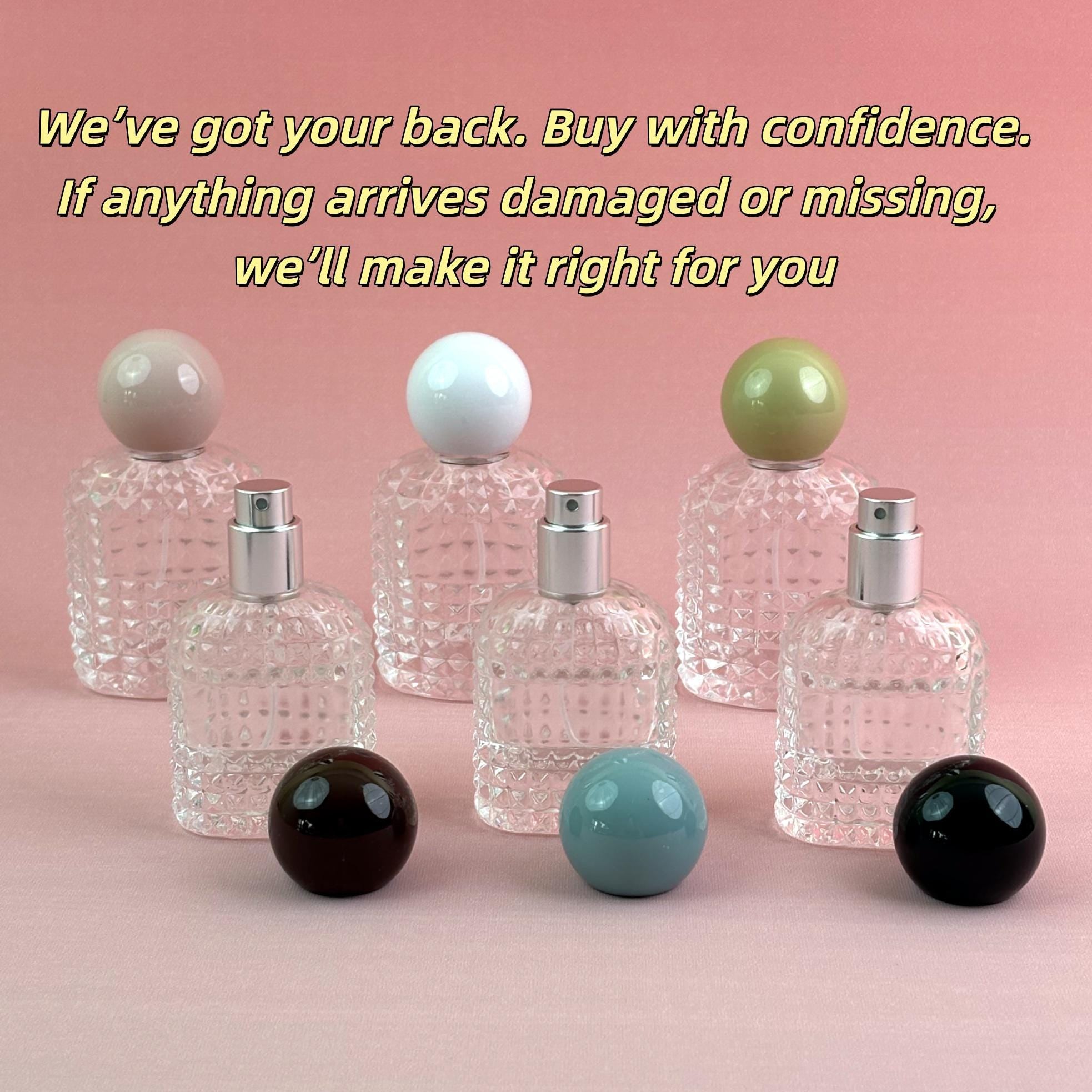 Refillable Crystal Perfume Atomizers - Portable Travel Fragrance