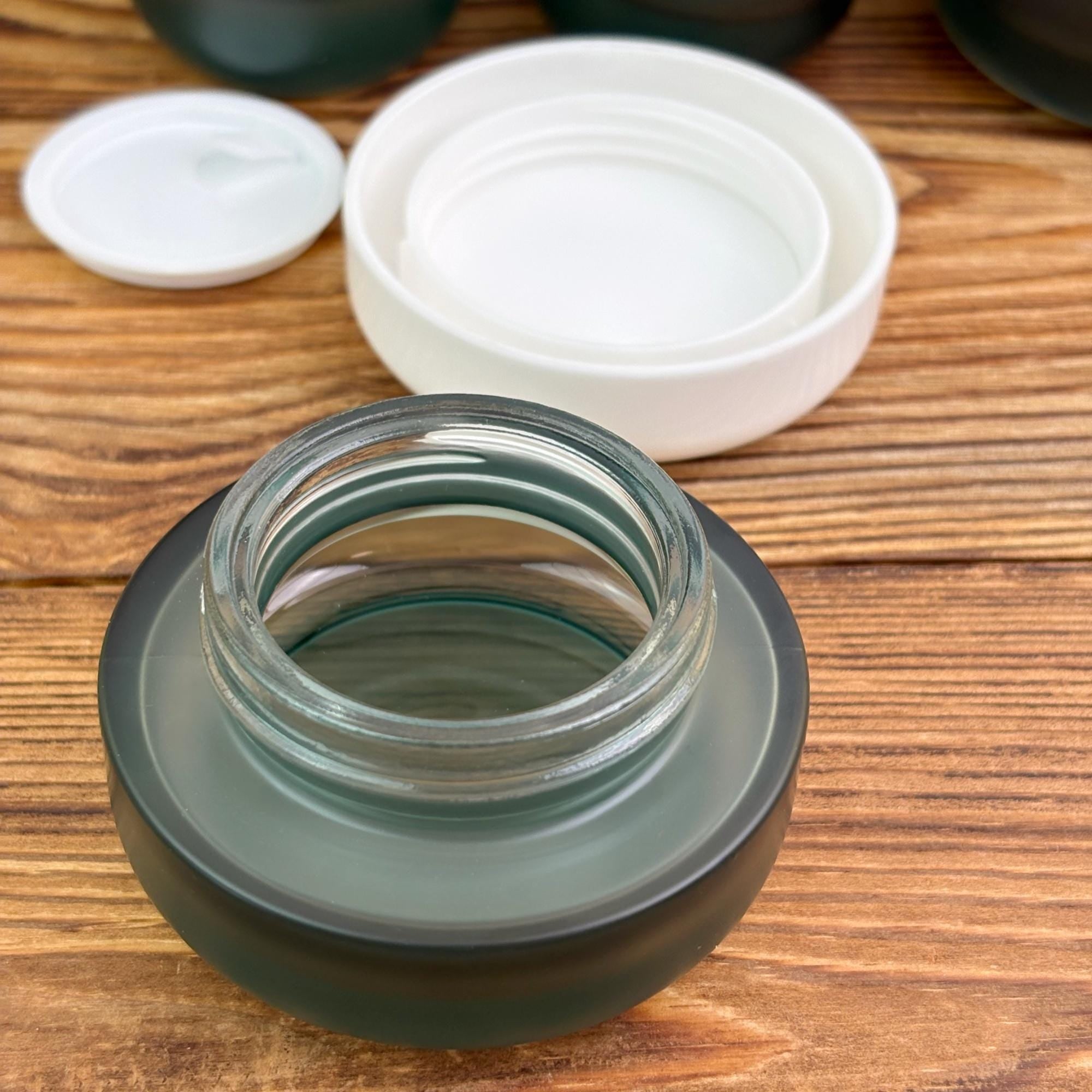 Luxury Green Frosted Glass