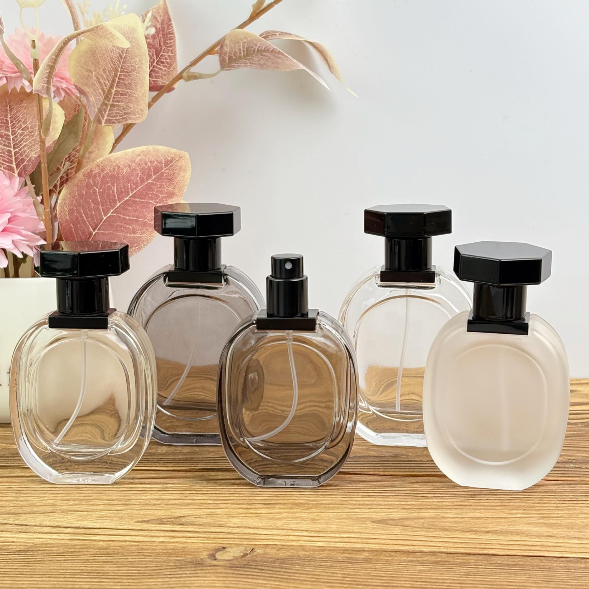 Minimalist Glass Perfume Spray Bottle