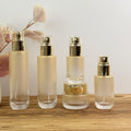 Luxury Gradient Gold Glass Skincare Packaging