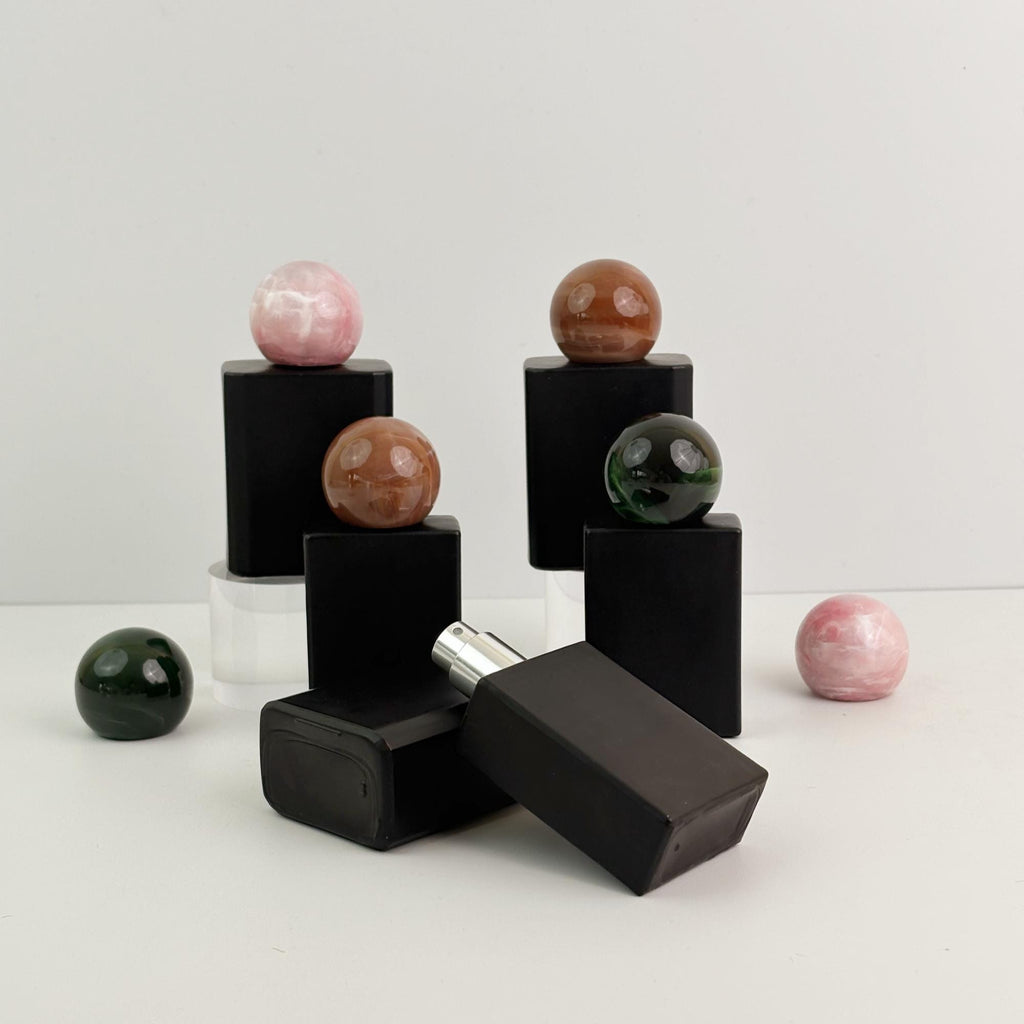 30ml 50ml Matte Black Glass Spray Bottle