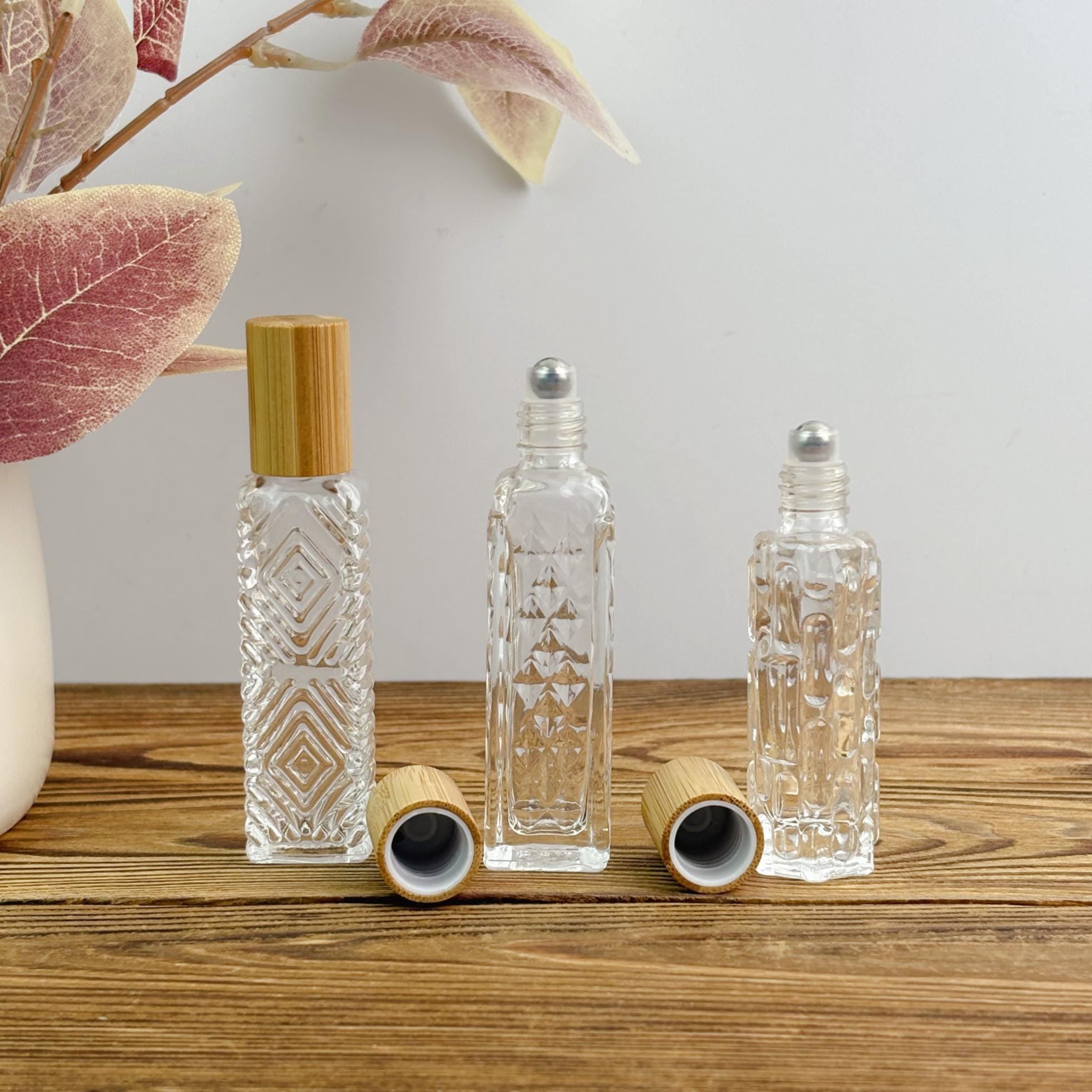 Vintage-Style Glass Roll-On Bottle