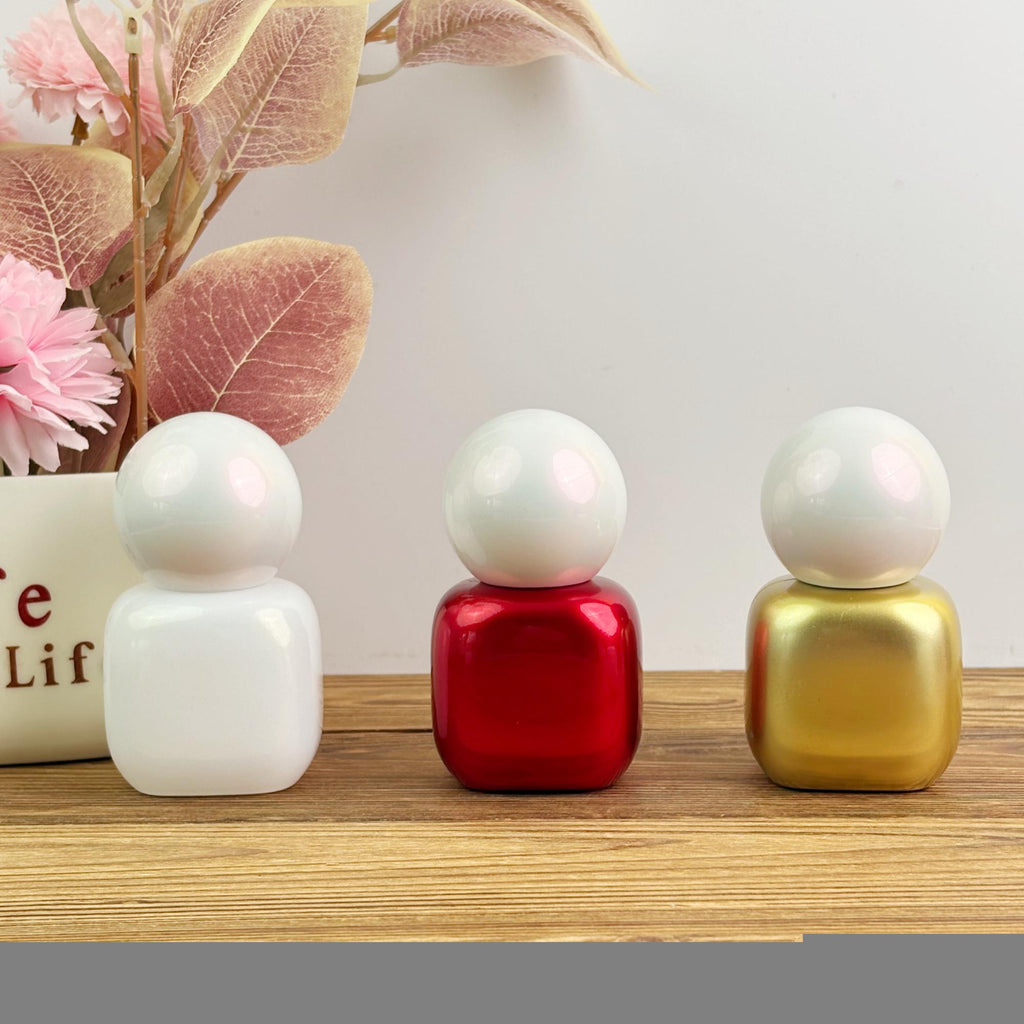 30ml Luxury Tincture Bottle in White Red Gold
