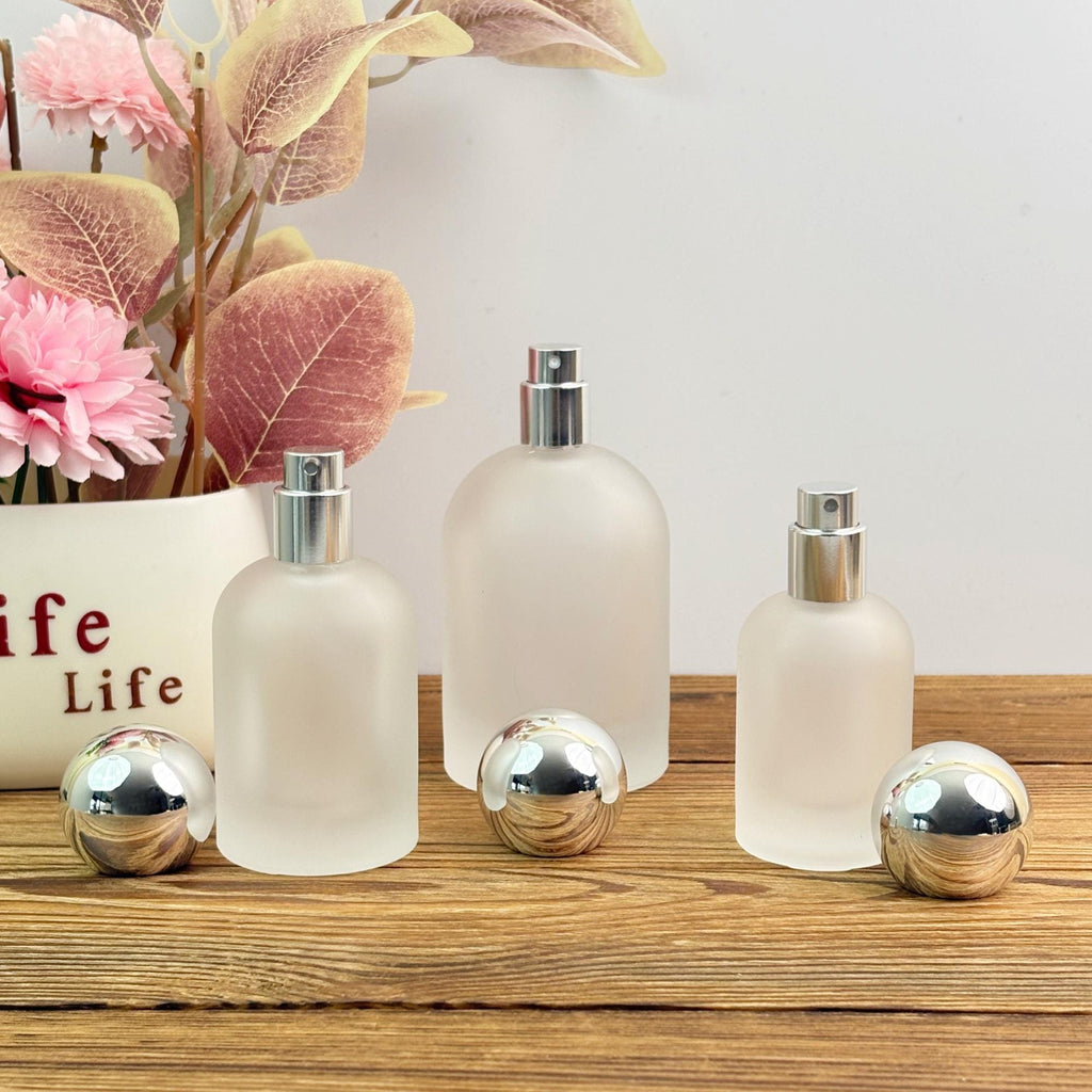 30ml 50ml 100ml Frosted Glass Perfume Spray Bottle