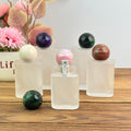 30ml 50ml 100ml Frosted Glass Spray Bottle with Marble Ball Cap