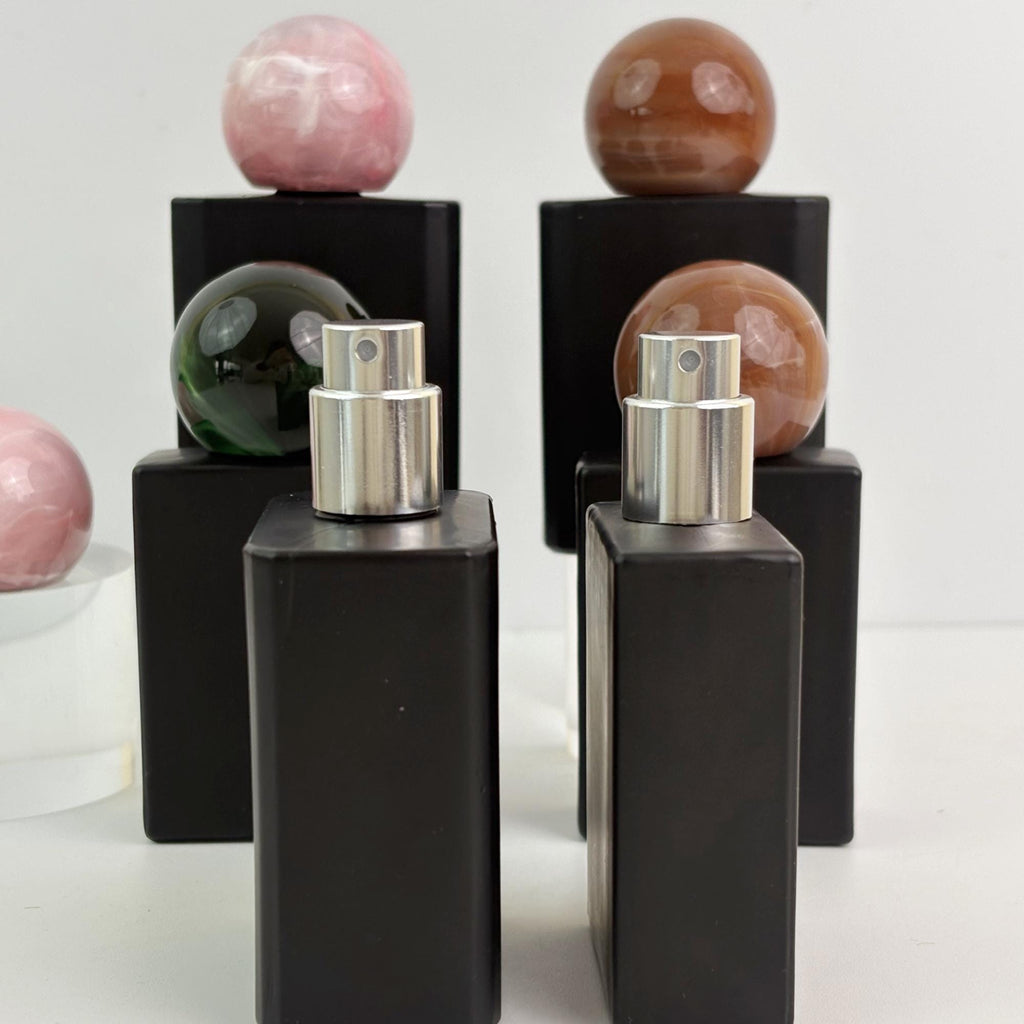 30ml 50ml Matte Black Glass Spray Bottle