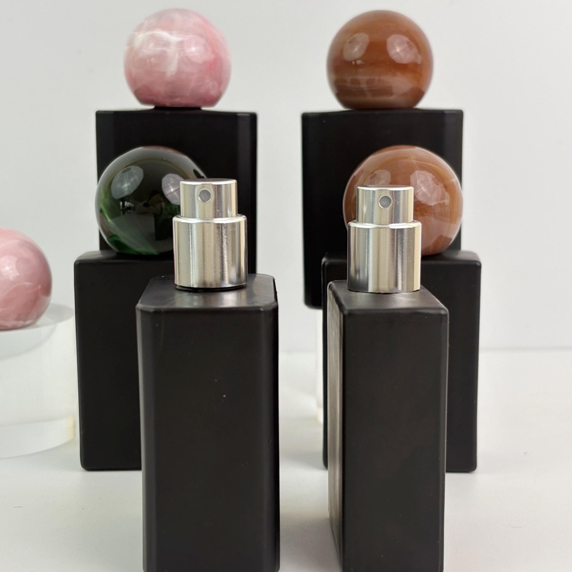 30ml 50ml Matte Black Glass Spray Bottle