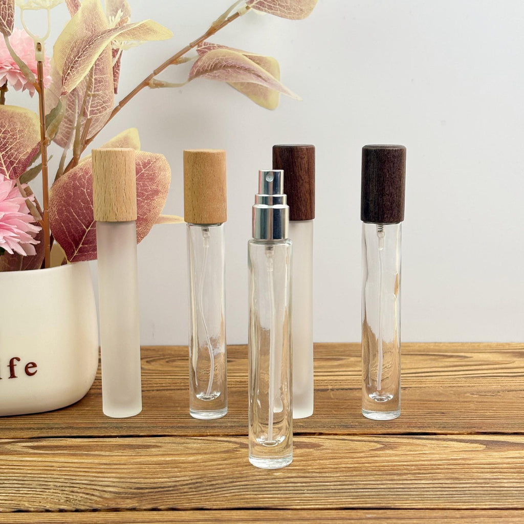 10ml Clear & Frosted Glass Spray Bottles