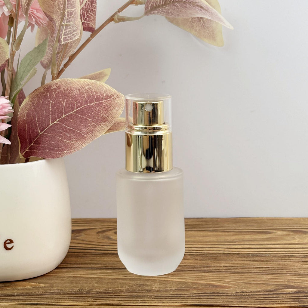 Minimalist Frosted Glass Spray Bottle