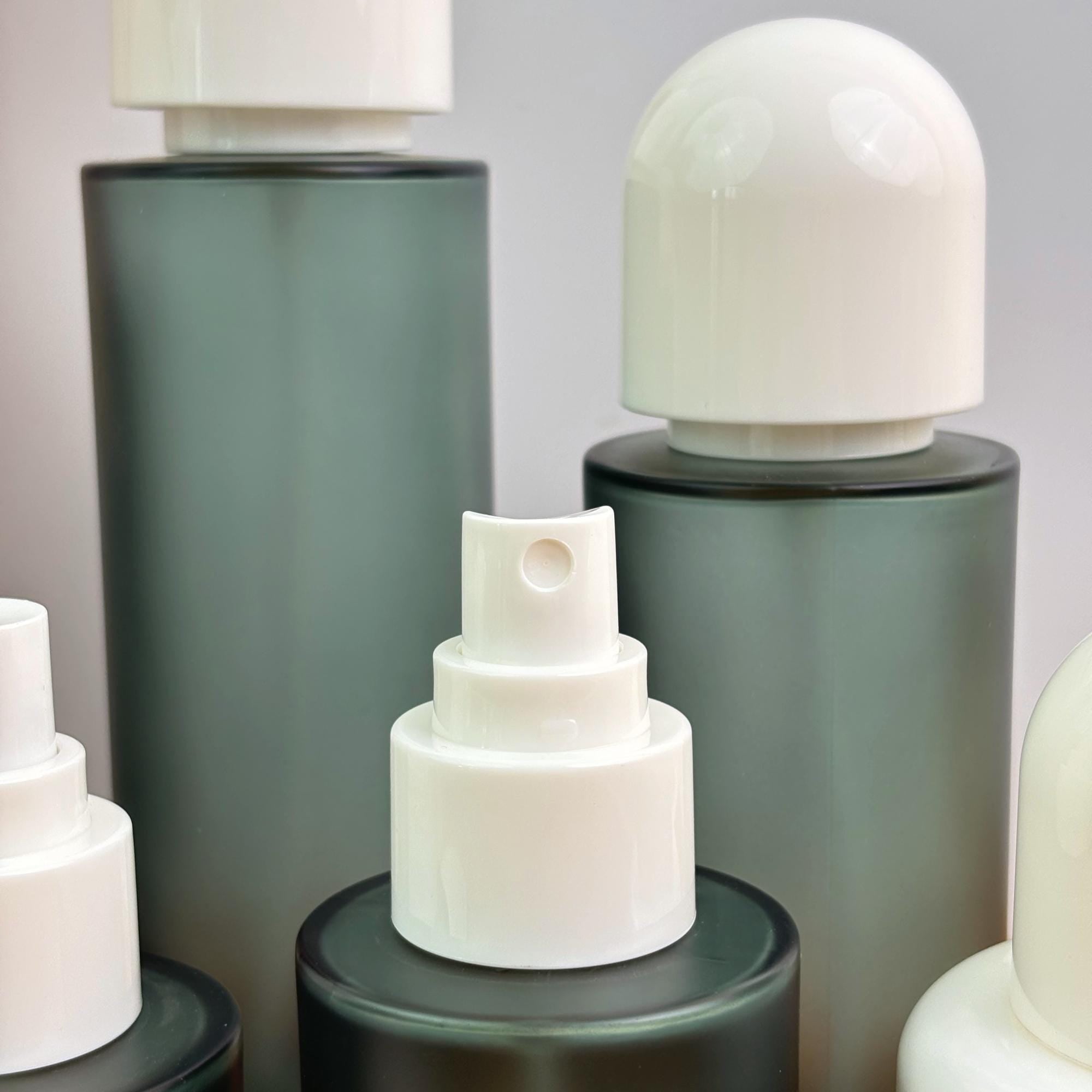 Luxury Green Frosted Glass