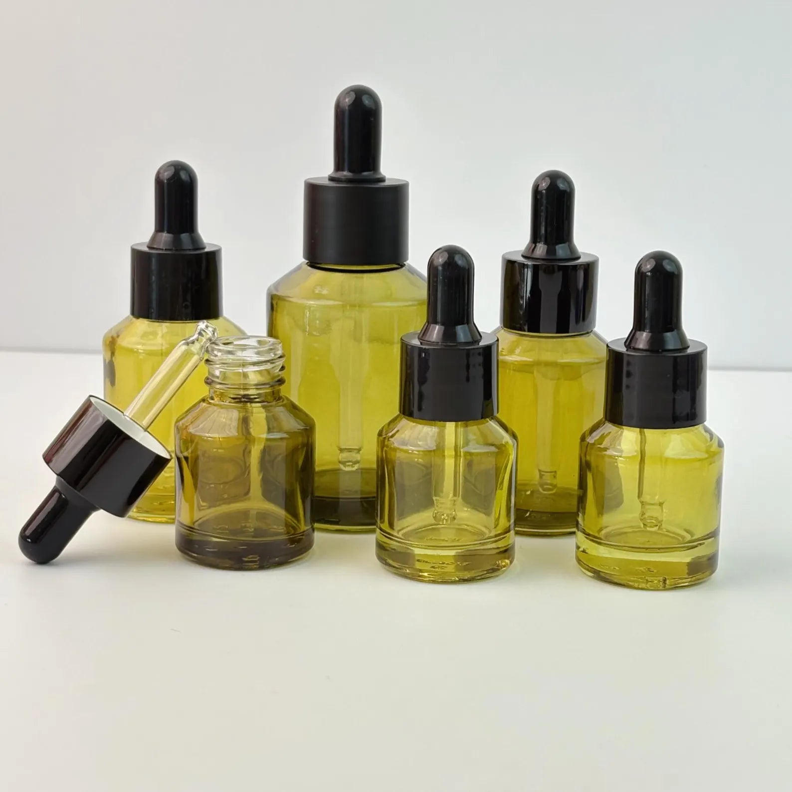 Portable Glass Dropper Bottle Set