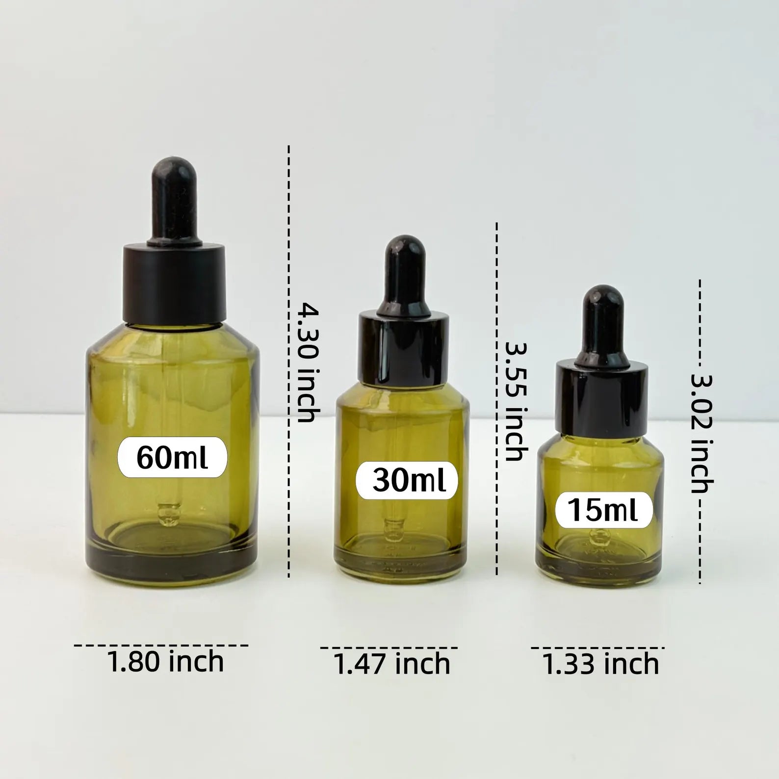 Portable Glass Dropper Bottle Set