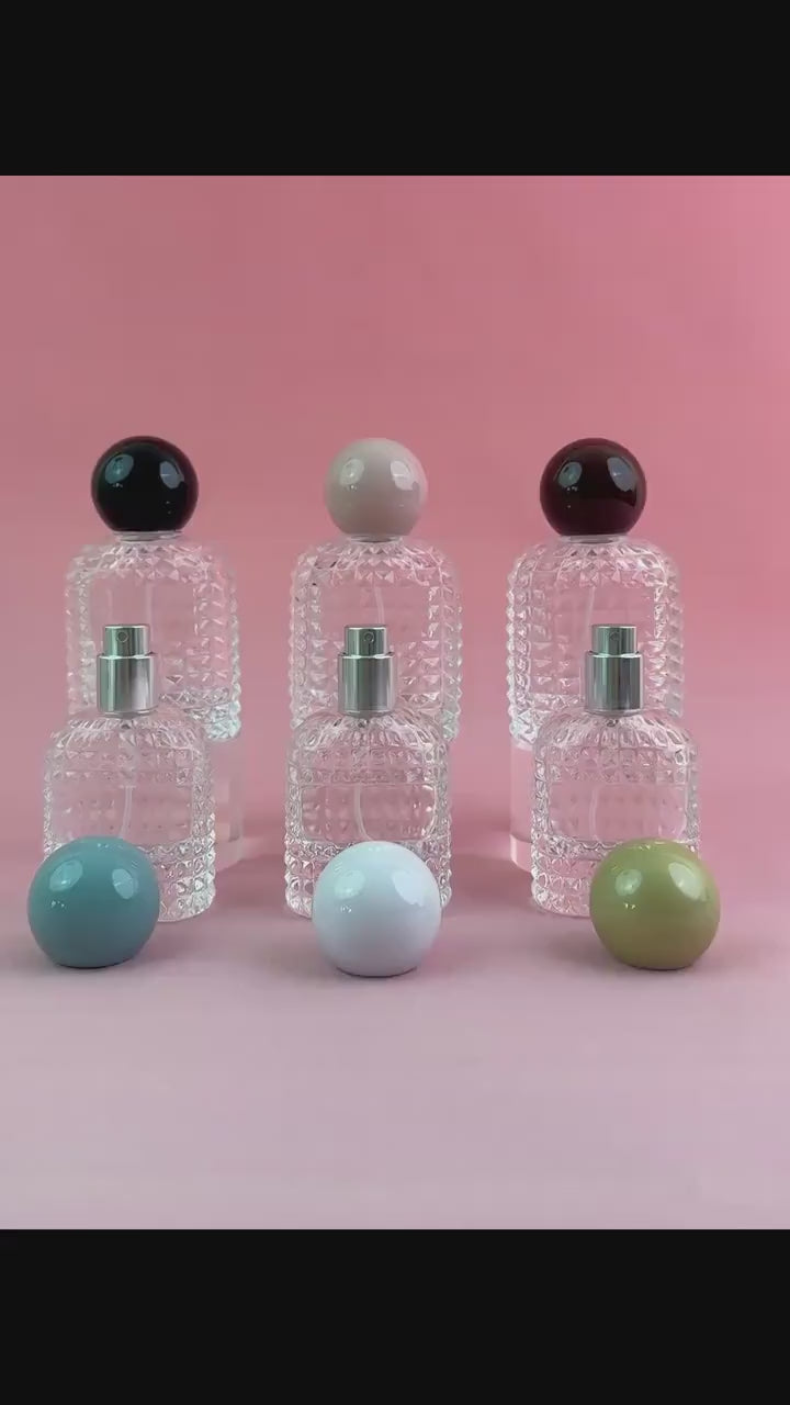 Refillable Crystal Perfume Atomizers - Portable Travel Fragrance