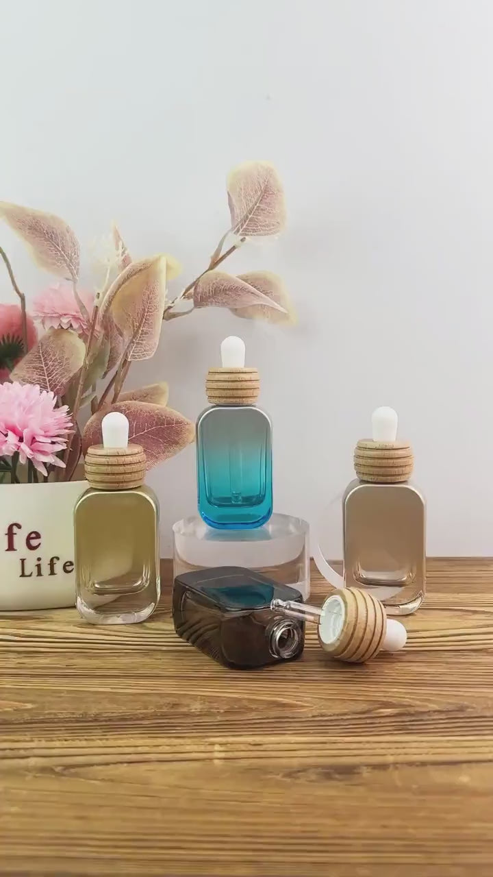 30ml Gradient Glass Dropper Bottle