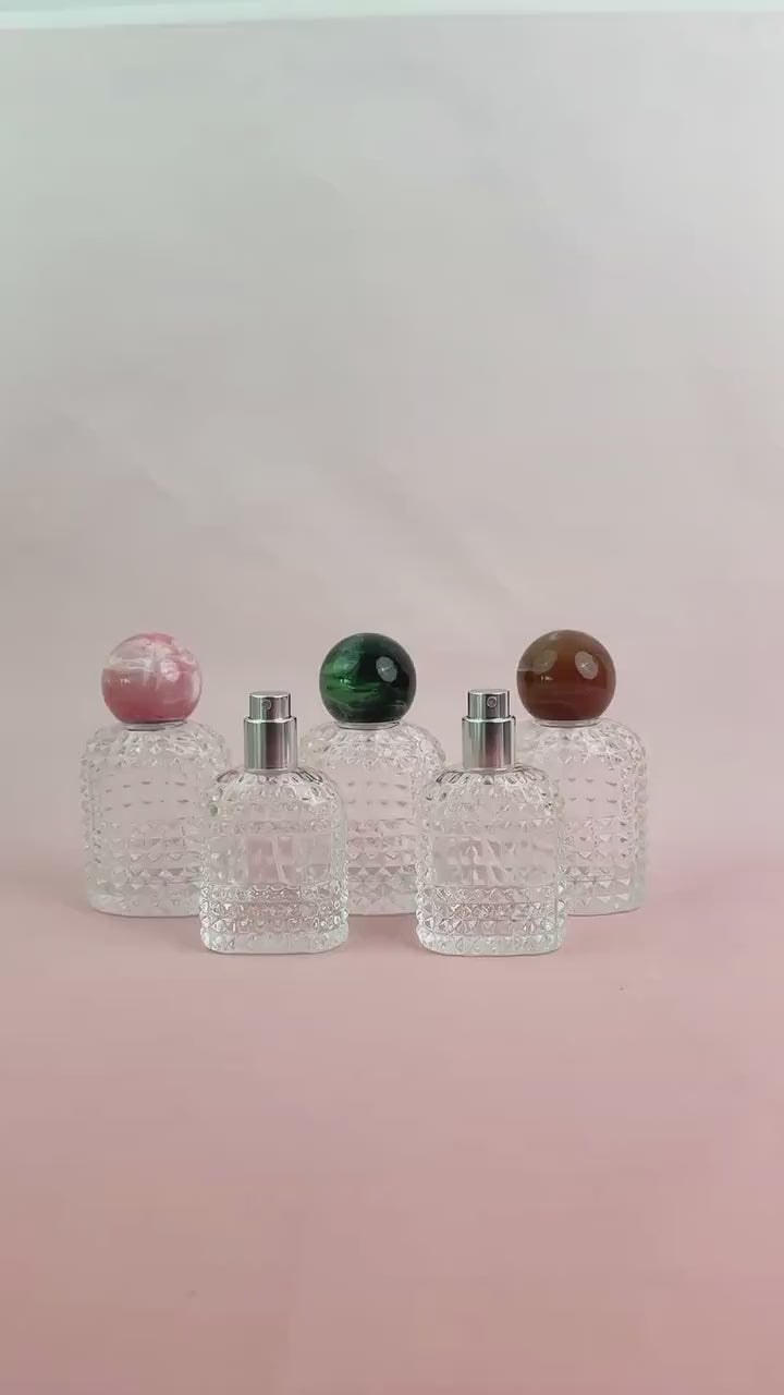 30ml 50ml 100ml Luxury Cut-Glass Perfume Bottle