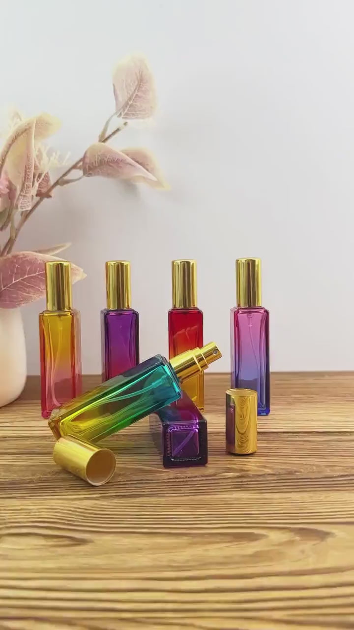 20ml Gradient Glass Spray Bottle