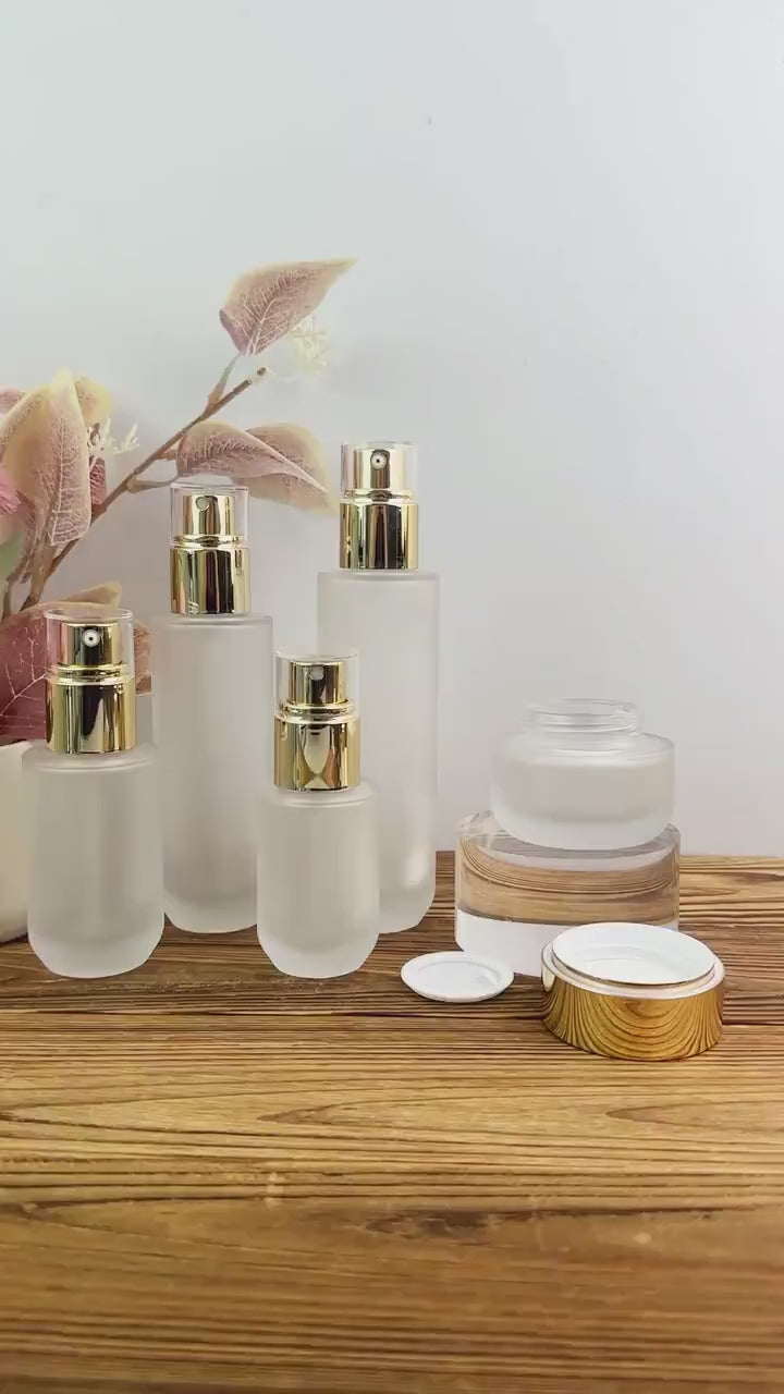 Minimalist Frosted Glass Spray Bottle