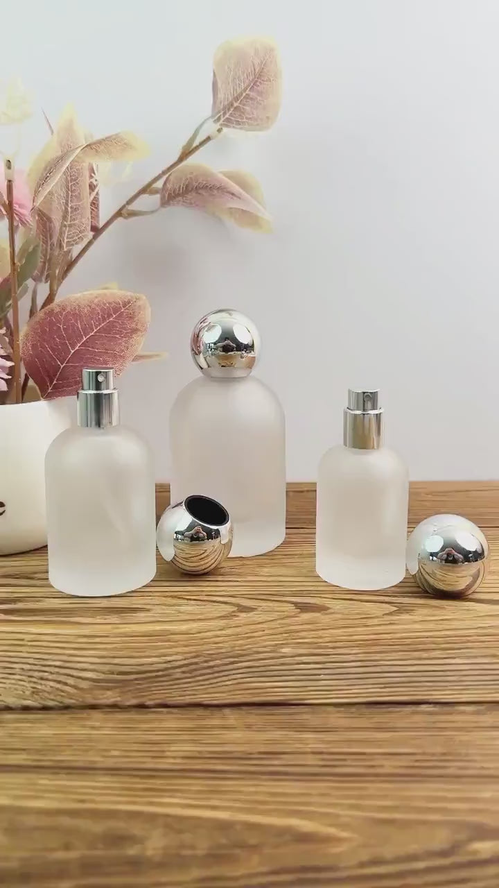 30ml 50ml 100ml Frosted Glass Perfume Spray Bottle
