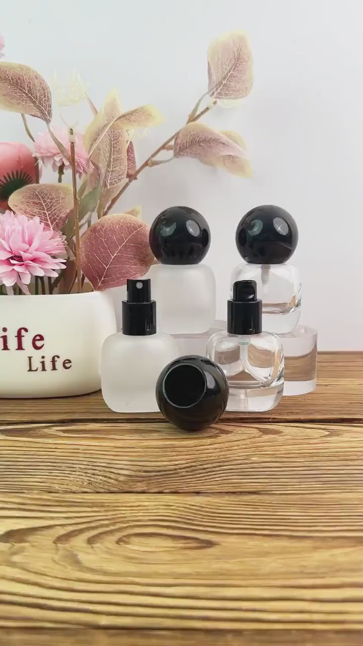 30ml Glass Spray Bottle & Lotion Pump Bottle