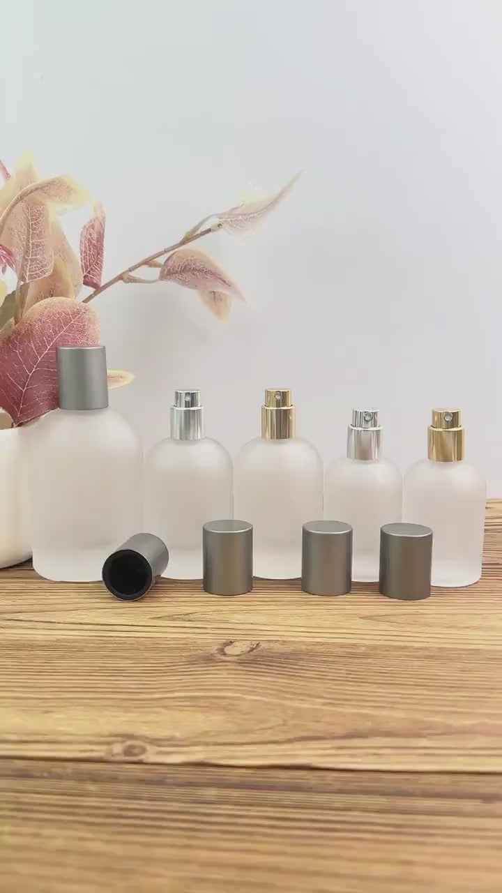30ml 50ml 100ml Frosted Glass Spray Bottle