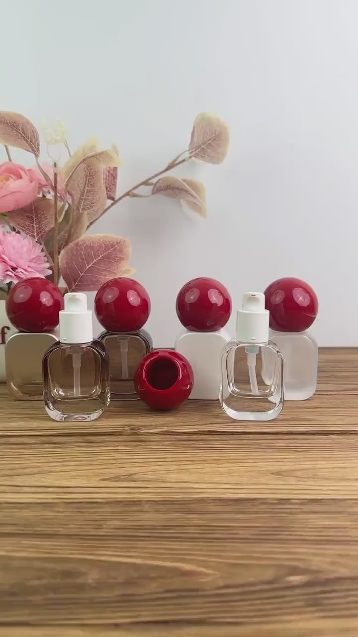 20ml Square Glass Lotion Bottle
