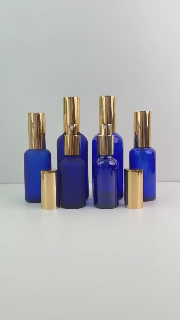 Refillable Fine Mist Glass Spray Bottles