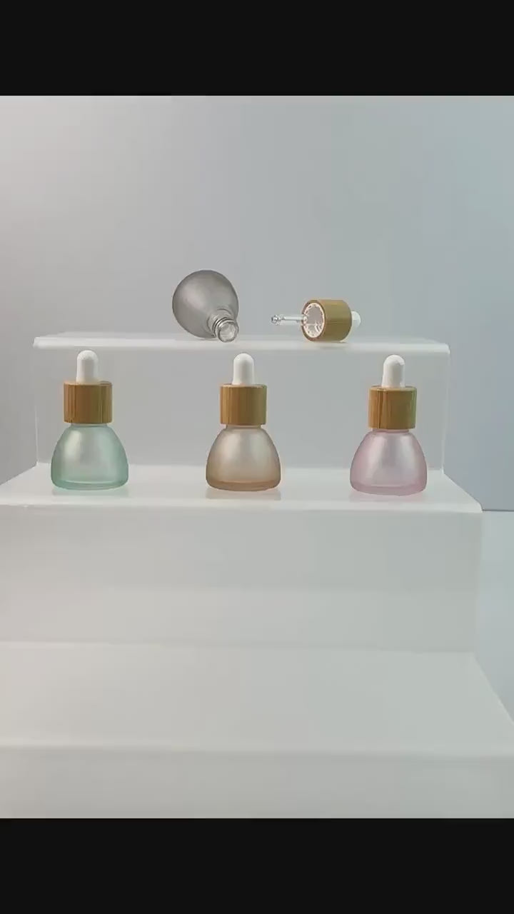 8ml Colorful Frosted Glass Dropper Bottle
