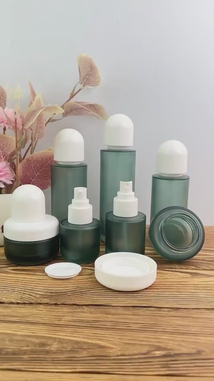 Luxury Green Frosted Glass