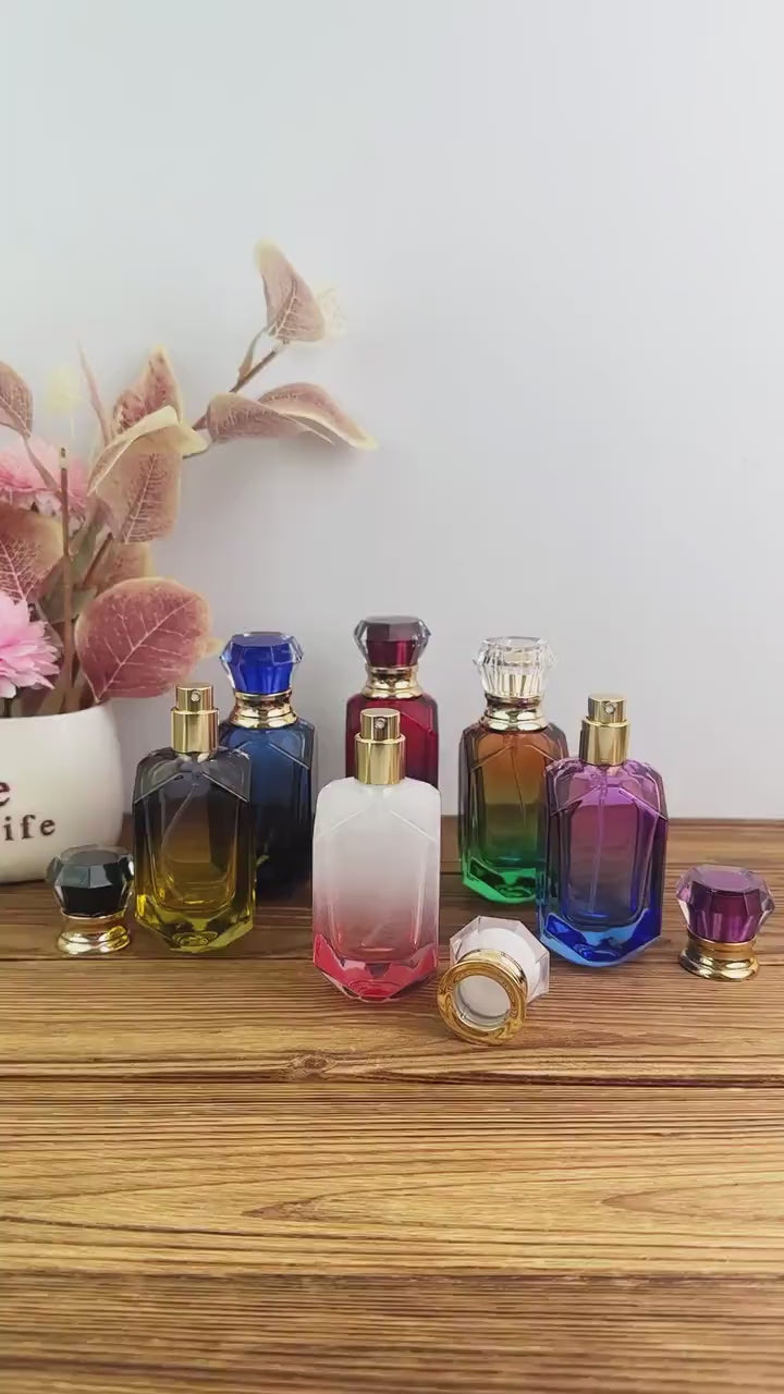 50ml Empty Clear Glass Spray Bottle